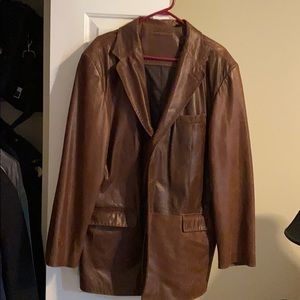 Suit style Leather jacket